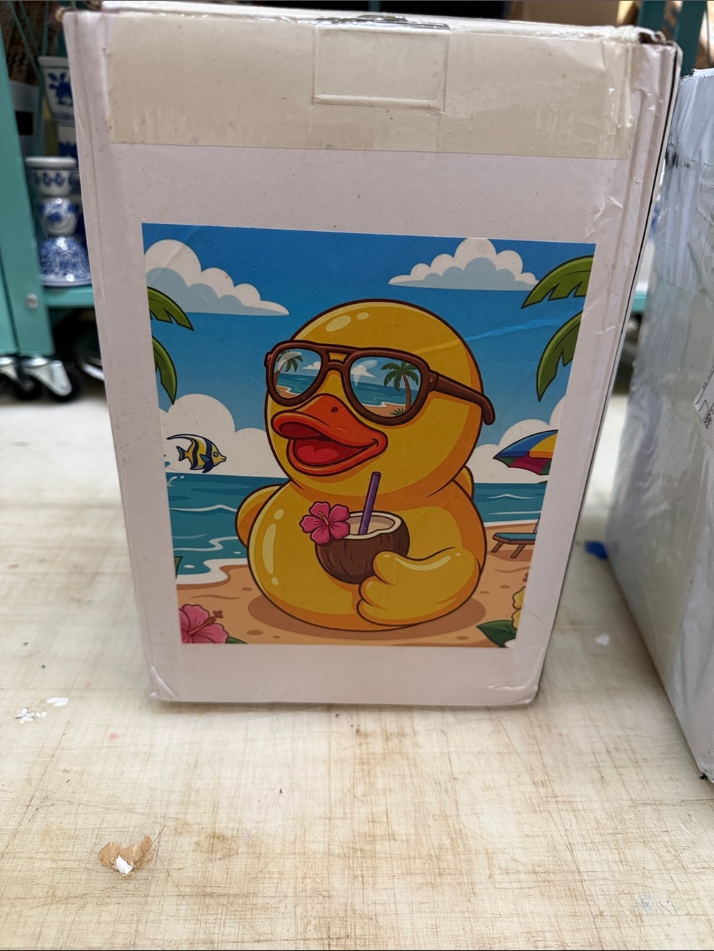Huge 6’ Inflatable Duck with self inflating and lighting